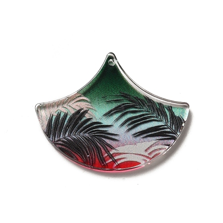 Printed Acrylic Pendants TACR-F007-05B-1