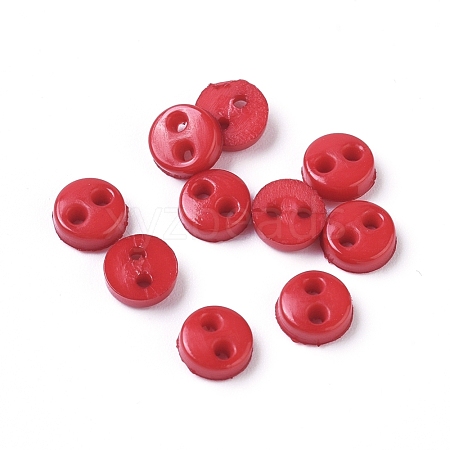 Nylon Tiny Button X-BUTT-WH0014-28J-1