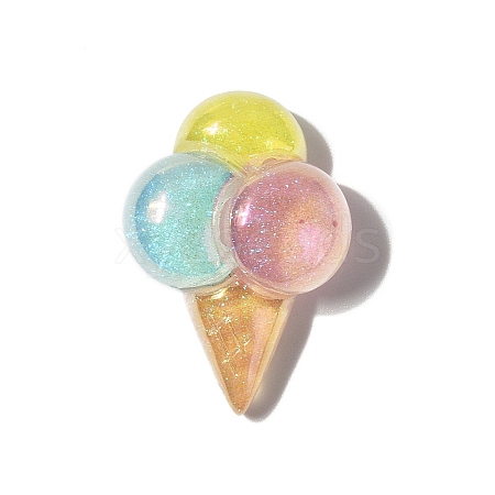 Summer Theme Opaque Resin Cabochons RESI-G106-01E-1