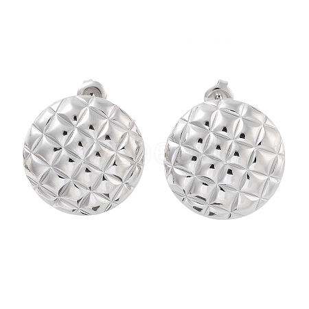 Non-Tarnish 304 Stainless Steel Stud Earrings EJEW-P258-13P-1