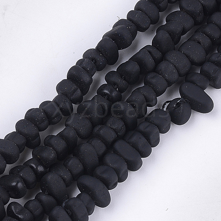 Spray Painted Non-magnetic Synthetic Hematite Beads G-T116-19-17-1