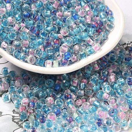 Transparent Glass Round Seed Beads SEED-B001-05A-07-1