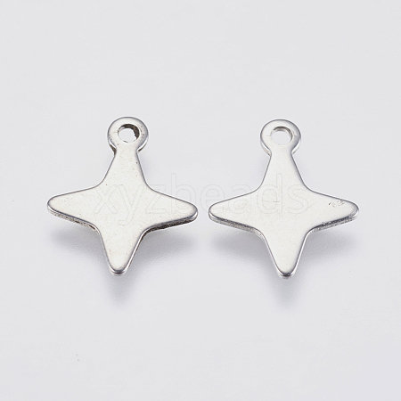 Tarnish Resistant 201 Stainless Steel Charms STAS-F139-009P-1