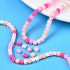 Handmade Polymer Clay Beads Strands X-CLAY-N008-061-09-8