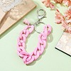 Acrylic Curb Chain Keychain KEYC-JKC00632-04-3