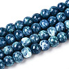 Baking Paint Glass Beads Strands DGLA-N016-6mm-10-1