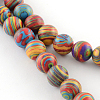 Dyed Synthetical Gemstone Round Bead Strands G-Q939-01B-06-1