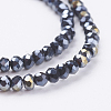 Electroplate Glass Beads Strands LS-EGLA-R048-2mm-02-3