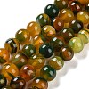 Natural Striped Agate/Banded Agate Beads Strands G-Z060-A01-C18-1