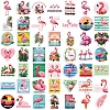 50Pcs 50 Styles PVC Stickers PW-WGB11C9-01-4