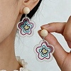 Alloy Resin Stud Earrings for Women WGDCBB9-02-1