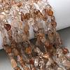 Natural Rutilated Quartz Beads Strands G-L493-10-5