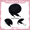 4 Pairs Plush Cloth Shoelaces AJEW-HY0002-72B-3