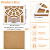 Wood Bead Design Board TOOL-WH0052-06-2