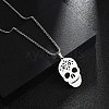 Non-Tarnish 201 Stainless Steel Pendant Necklaces for Man NJEW-Q336-04A-P-2