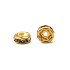 Iron Crystal Rhinestone Spacer Beads RB-A009-6MM-G-3