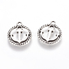 Tibetan Style Alloy Pendants TIBEP-3768-AS-LF-1