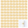 100Pcs Column Iron Napkin Rings AJEW-GO0004-82A-1