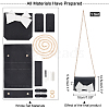 DIY Bowknot Styles Messenger Bag Purse Making Kits DIY-WH0308-89-3