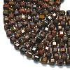 Dyed Natural Red Tiger Eye Beads Strands G-K389-A05-01-3