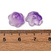 10Pcs Gradient Color Transparent Glass Bead Caps PW-WG464DA-08-3