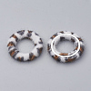 Faux Mink Fur Covered Linking Rings X-WOVE-N009-08J-2