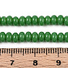 Opaque Spray Painted Glass Beads GLAA-ZX008-4mm-18T-4