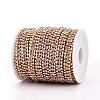 Iron Rhinestone Cup Chains CH-T006-04G-11-2