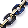 Handmade Acrylic Cable Chains AJEW-JB00658-05-3