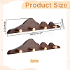 Wood Wall Clothes Hook Rack AJEW-WH0077-167-2