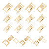 15Pcs 3 Styles Brass Watch Band Clasps KK-DC0004-52G-1