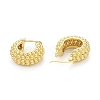 Rack Plating Brass Thick Hoop Earrings for Women EJEW-G340-03G-2