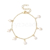 Natural Cultured Freshwater Pearl Beads Charm Bracelets BJEW-JB12883-2
