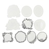 10Pcs 10 Styles Vintage Lace Waterproof PET Stickers Sets DIY-M066-05F-3