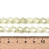 Anti-Tarnish Electroplate Glass Beads Strands GLAA-T025-8mm-13J-4
