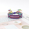 Polyester Braided Rhombus Pattern Cord Bracelet FIND-PW0013-004A-06-1