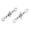 Tibetan Style Alloy Connector Charms TIBE-N011-059-2