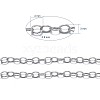 Brass Cable Chains CHC024Y-NFK-6