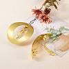 2 Pcs Brass Filigree Hair Barrette sgPHAR-SZ0001-02MG-6