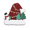 Christmas Theme Acrylic Pendants OACR-Q100-05C-1