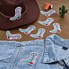 12Pcs Computerized Embroidery Polyester Iron on/Sew on Patches DIY-PH0035-83-4