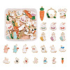 Kissitty 46Pcs 23 Styles Alloy Enamel Pendants ENAM-KS0001-02-9