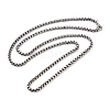 304 Stainless Steel Box Chain Necklaces NJEW-K378-17A-AS-2