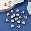 Brass Grade A Rhinestone Spacer Beads RB-A014-Z8mm-12S-2