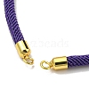 Nylon Cords Bracelet Makings Fit for Connector Charms AJEW-P116-02G-14-2