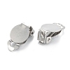 304 Stainless Steel Clip-on Earring Finding STAS-G250-02P-B-2