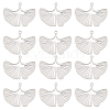 Unicraftale 12Pcs Ion Plating(IP) 201 Stainless Steel Pendants STAS-UN0046-54-1