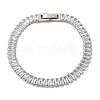 Cubic Zirconia Tennis Bracelet BJEW-M301-04P-01-1