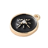 Zinc Alloy Enamel Pendants ENAM-Z011-01G-B-2