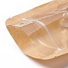 Eco-friendly Biodegradable Kraft Paper Packaging Zip Lock Paper Bag X-CARB-P002-04-4